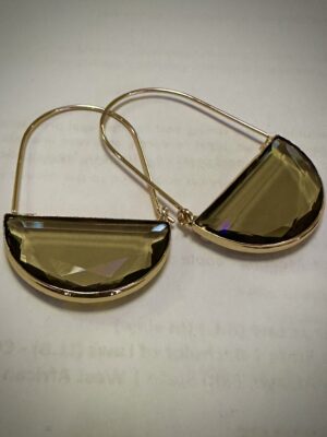 IMG_6657 RIZE Earrings (black spinel)